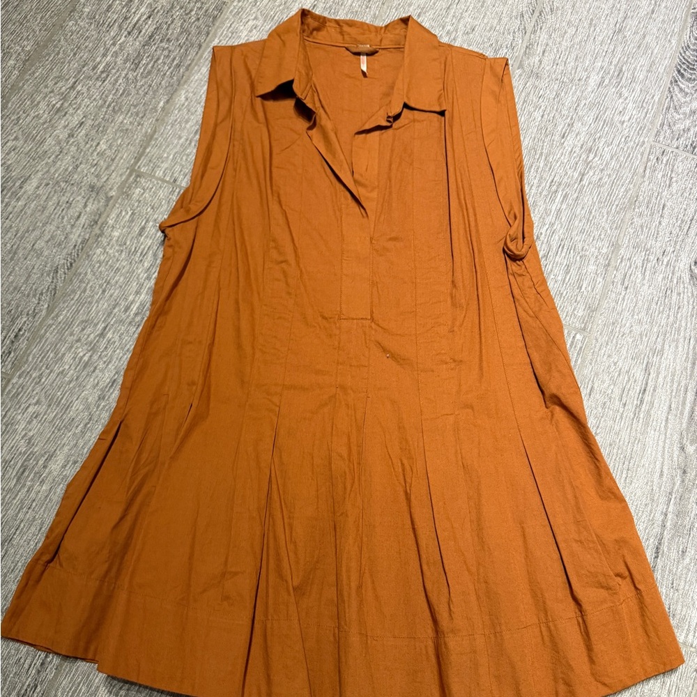 Free people burnt orange dress